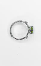 Carica l&#39;immagine nel visualizzatore di Gallery, Anello Peridoto  (rame placcato Argento 925)
