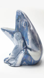 Rana porta spazzolino azzurra