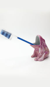 Rana Porta spazzolino rosa