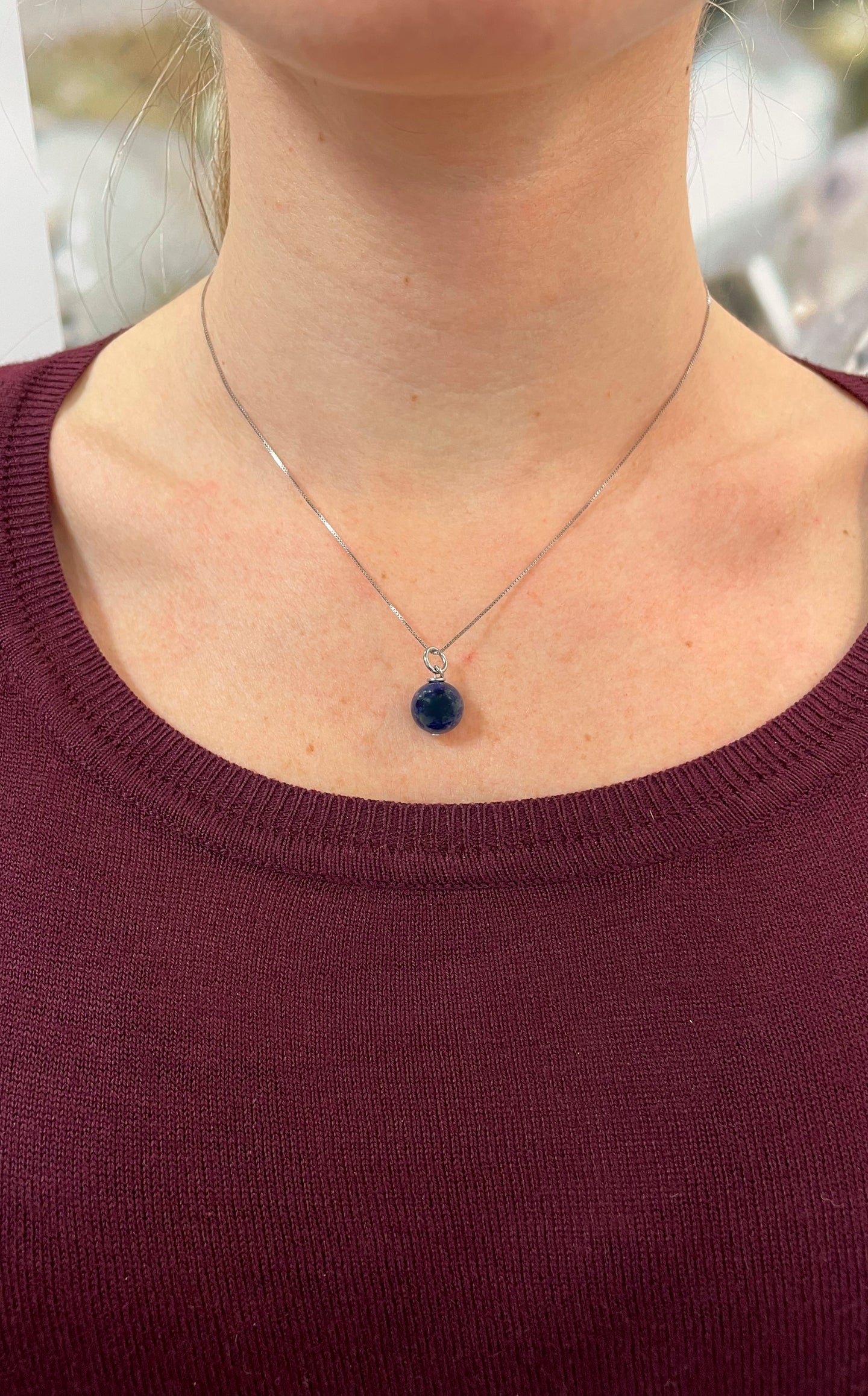 Ciondolo Atlas - Sodalite con catenina