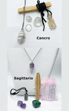 Carica l&#39;immagine nel visualizzatore di Gallery, BOX Cristalli dello Zodiaco Portafortuna
